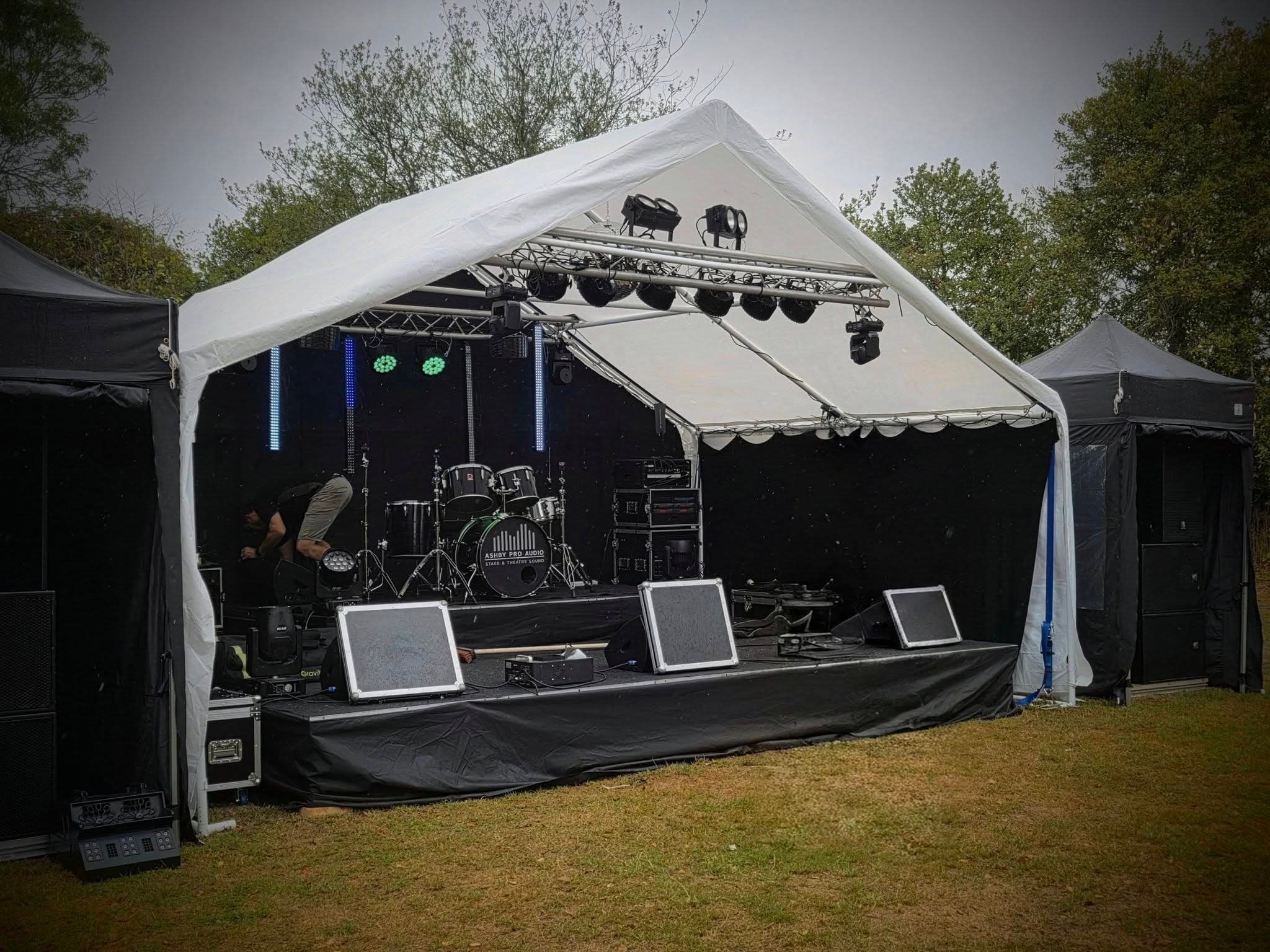 Swift Lighting Solutions event production setup